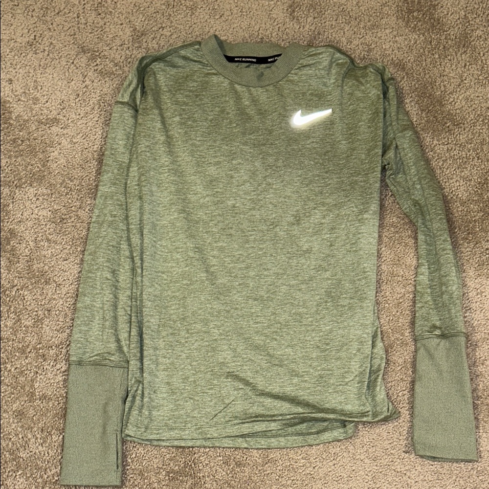 Nike Olive Long Sleeve Tee